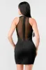 LUXE SUPER STRECTH NYLON SEE-THRU SHEER MINI DRESS sold by privy