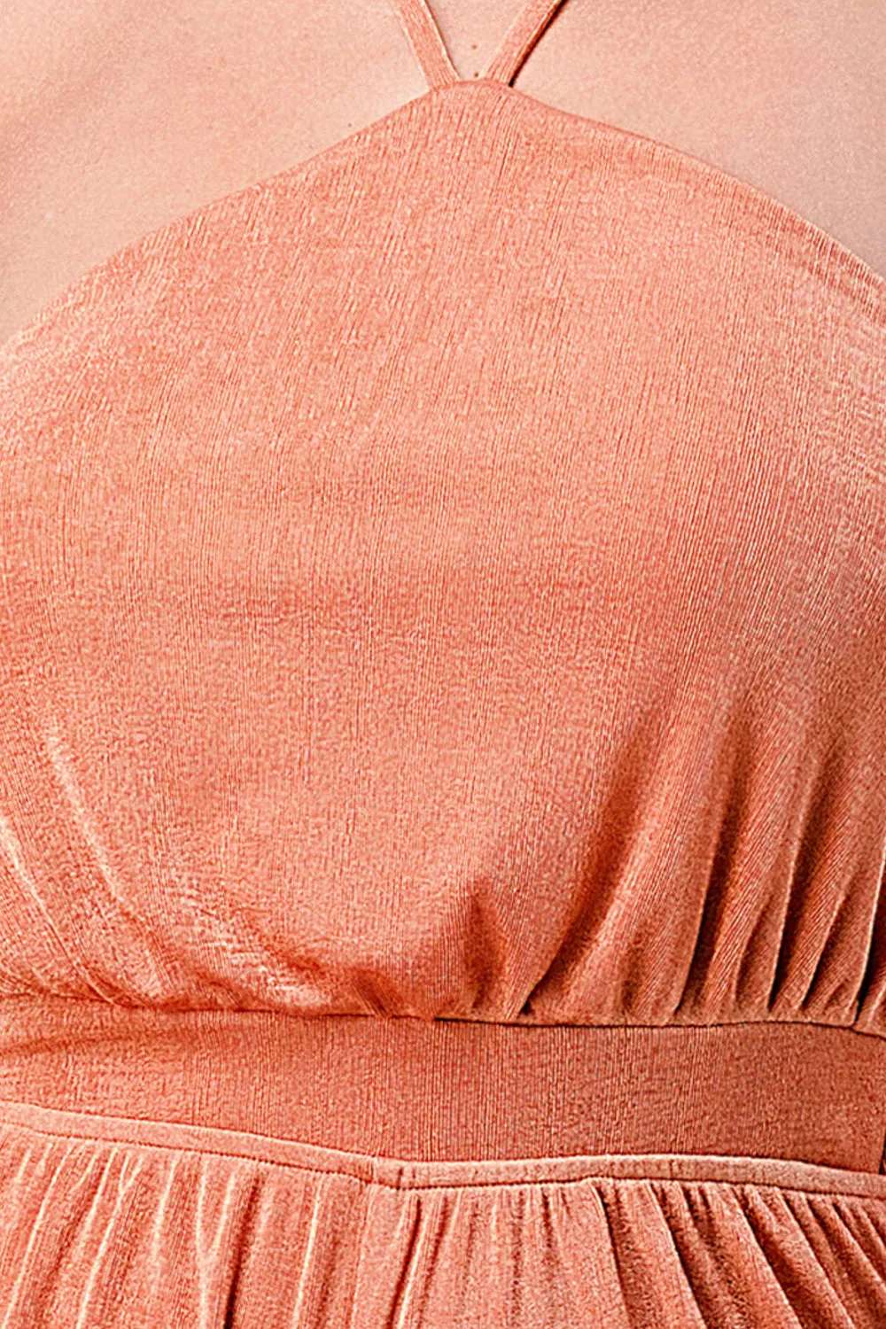 LUX HALTER NECK WIDE LEGS JUMPSUIT sold by privy product image thumbnail 5