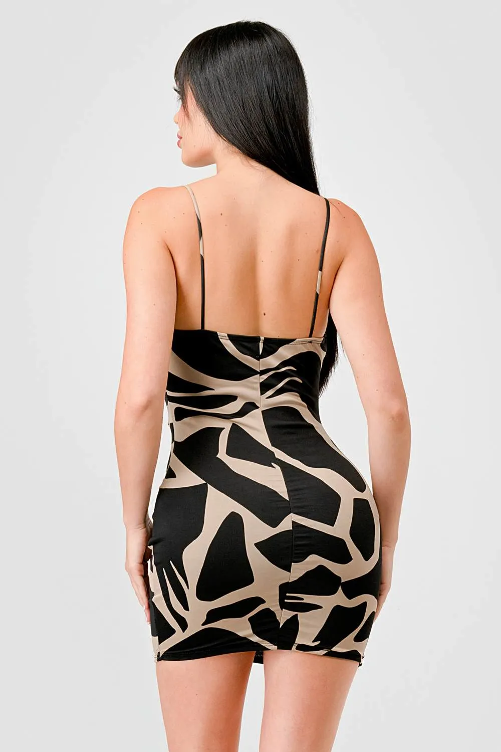 VENECHIA PRINT CWOL NECKLINE TANK MINI DRESS sold by privy product image thumbnail 4