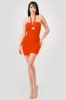 SEXY MESH HALTER SWEETHEART RHINESTONES MINI DRESS sold by privy