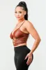 LUX PU CROSS LACE UP BUSTIER TOP sold by privy