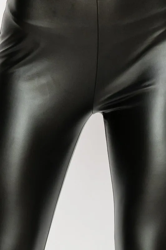 SEXY FAUX LEATHER W/ ELASTIC STRAP DETAIL PANTS sold by privy product image thumbnail 5