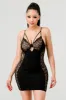 LUXE LACE SWEETHEART KEYHOLE BODYCON MINI DRESS sold by privy