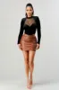 LUX VELVET SWEETHEART MESH SEE-THRU BUSTIER TOP sold by privy