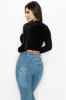 SEXY LEOPARD CROSS-LACE FRONT CROPPED TOP sold by privy