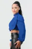 LUX LUREXT FUKURU GLITTER KEYHOLE BLOUSE TOP sold by privy