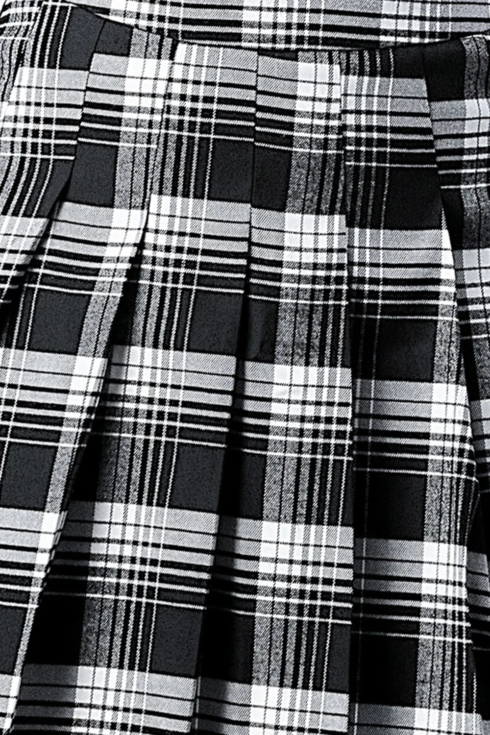 PLAID SUPER STRETCH PLEATED MINI SKIRT sold by privy product image thumbnail 5