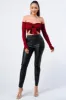 SEXY OFF SHOULDER FRONT TIE CROPPED TOP sold by privy