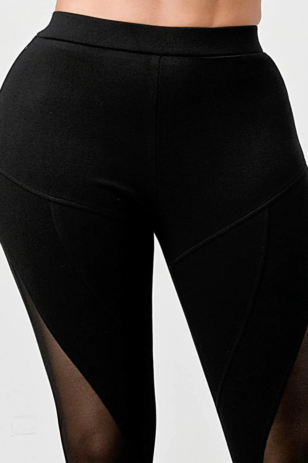 SEXY SUPER STRETCH MESH PANEL LEGGINGS sold by privy product image thumbnail 5