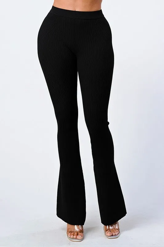TRENDY FLARED KNIT PANTS sold by privy product image thumbnail 2