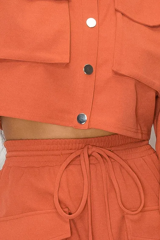 CHIC N' COMFY CROPPED TRUCKER JACKET SET sold by privy product image thumbnail 5