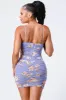 LAVENDER FRONT CUT-OUT RUCHED BODYCON DRESS sold by privy