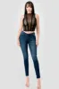 SEXY SEE-THRU THICK MESH RUFFLED DETAIL CROP TOP sold by privy