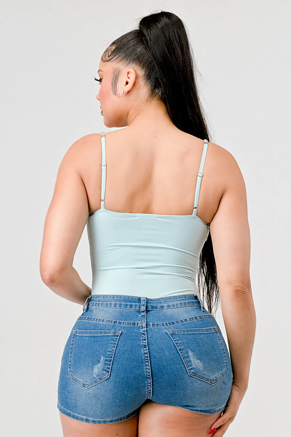 LUXE RHINESTONES SWEETHEART STRAPS BODYSUIT sold by privy product image thumbnail 3