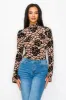 LUXE ROSE VELVET FLOCKING LONG SLEEVES BODYSUIT sold by privy