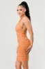 SEXY MESH HALTER NECK GOLD HOOK KEYHOLE MINI DRESS sold by privy