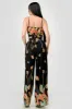 DRY LEAF PRINT CHIFFON CROPPED TOP & PANTS SET sold by privy