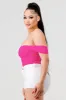 LUXE MESH OFF DROP SHOULDER SWEETHEART BODYSUIT sold by privy