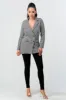 HOUNDSTOOTH DOUBLE BUTTONS BLAZER JACKETS sold by privy