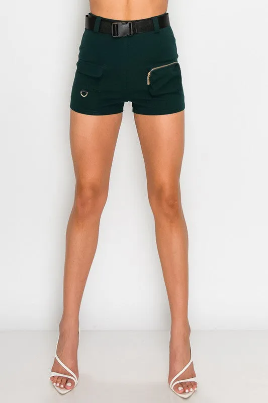 URBAN ZIPPER POCKET BELTED SHORT sold by privy product image thumbnail 2