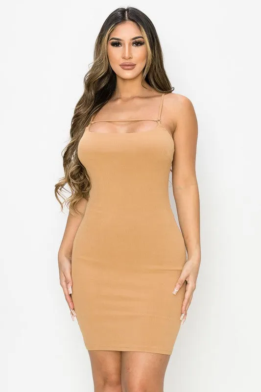 TRENDY LACED BACK BODYCON MINI DRESS sold by privy product image thumbnail 4