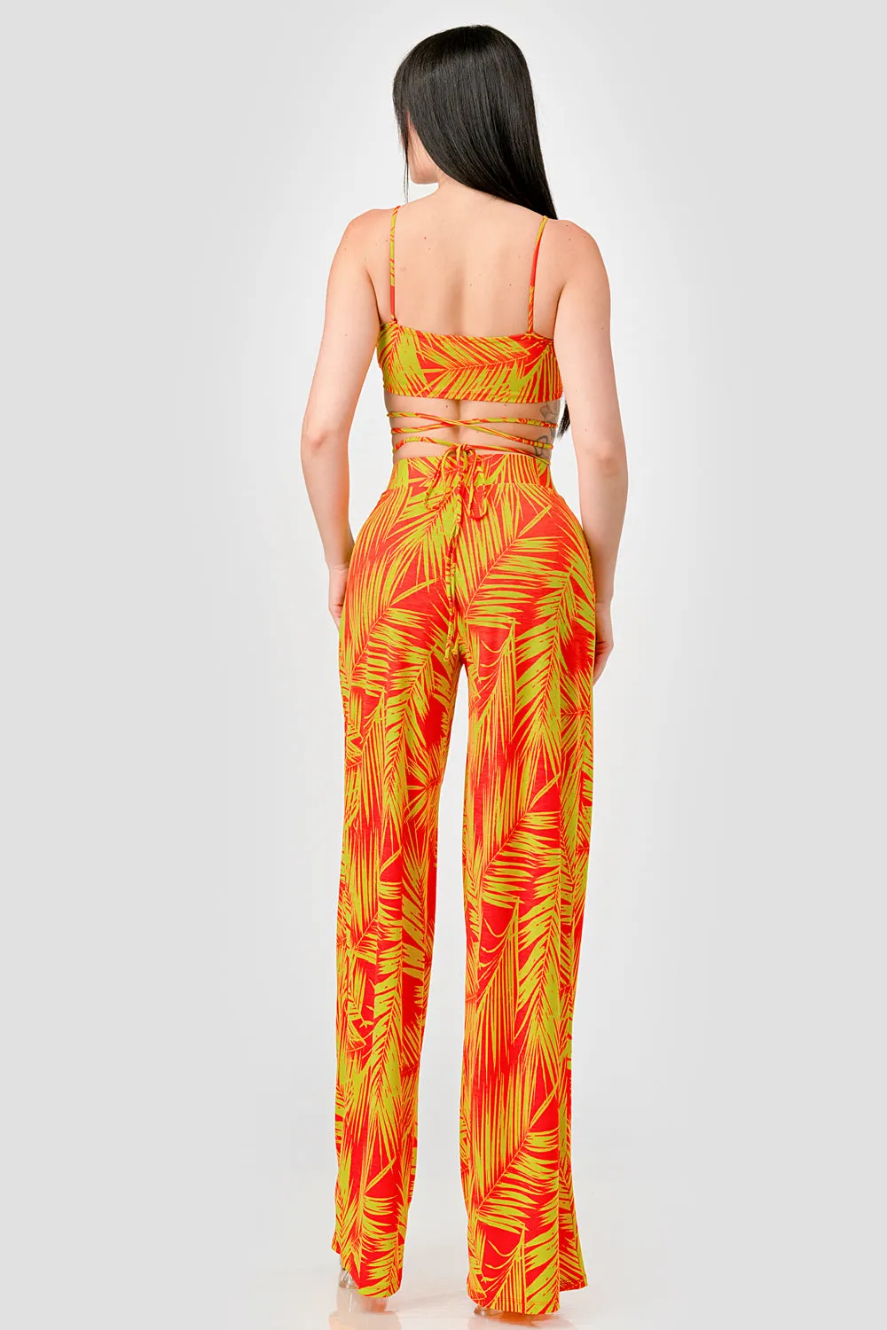 SEXY BULGARI PRINT DRAWSTRING BARLETTE & PANTS SET sold by privy product image thumbnail 4