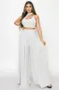 TRENDY BASICS CUT-OUT MOCK NECK TOP AND PANTS SET sold by privy