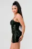 LUXE SEQUIN EMBELLISHED BODYCON MINI DRESS sold by privy