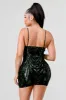 LUXE SEQUIN EMBELLISHED BODYCON MINI DRESS sold by privy