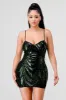 LUXE SEQUIN EMBELLISHED BODYCON MINI DRESS sold by privy