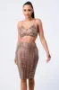 LUXE SEQUIN CAMI TOP AND SKIRT SET sold by privy
