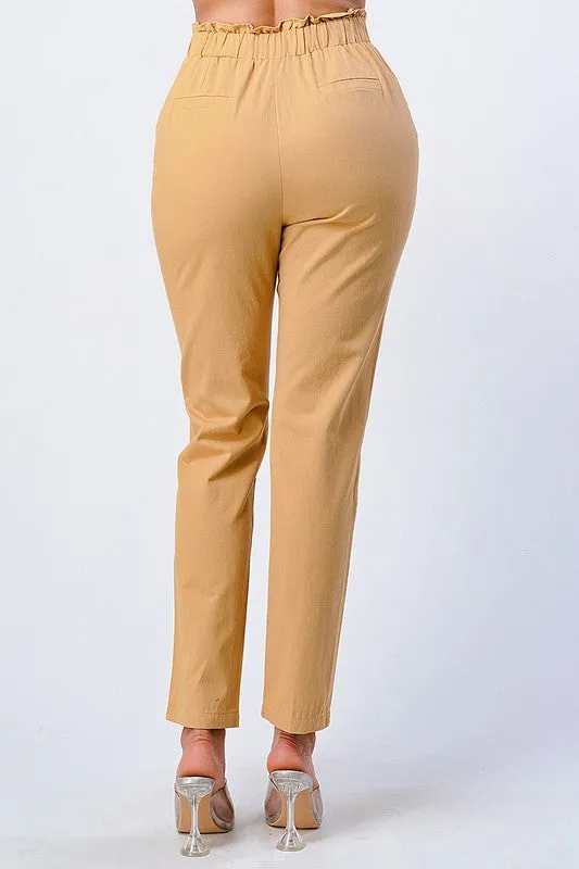 CLASSIC FOLD-UP TROUSERS WITH ELASTIC WAIST sold by privy product image thumbnail 3