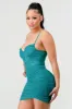 LUXE BUSTIER MESH LACE BODYCON DRESS sold by privy