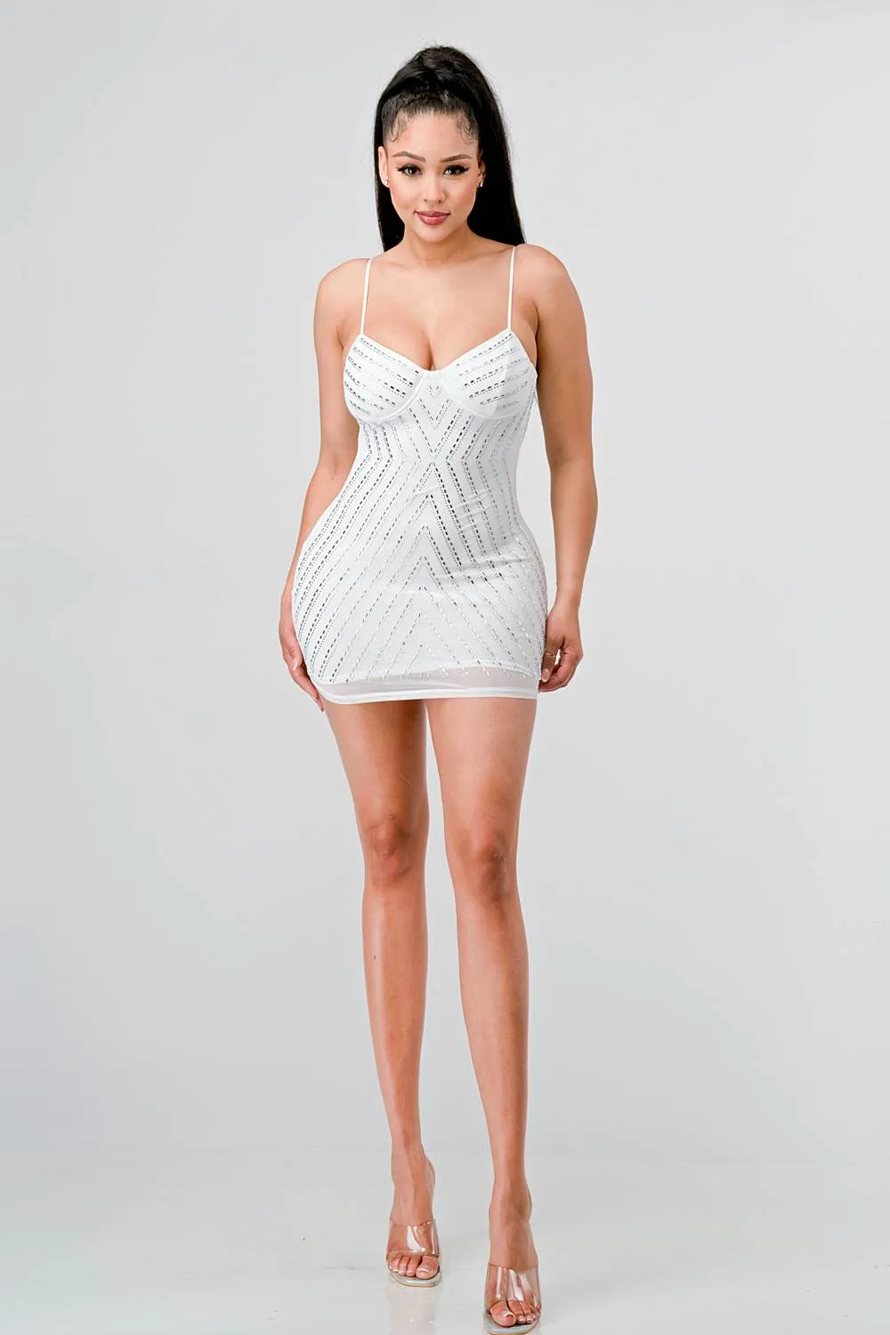 PD73880N / HOTFIX MESH DRESS sold by privy product image thumbnail 4