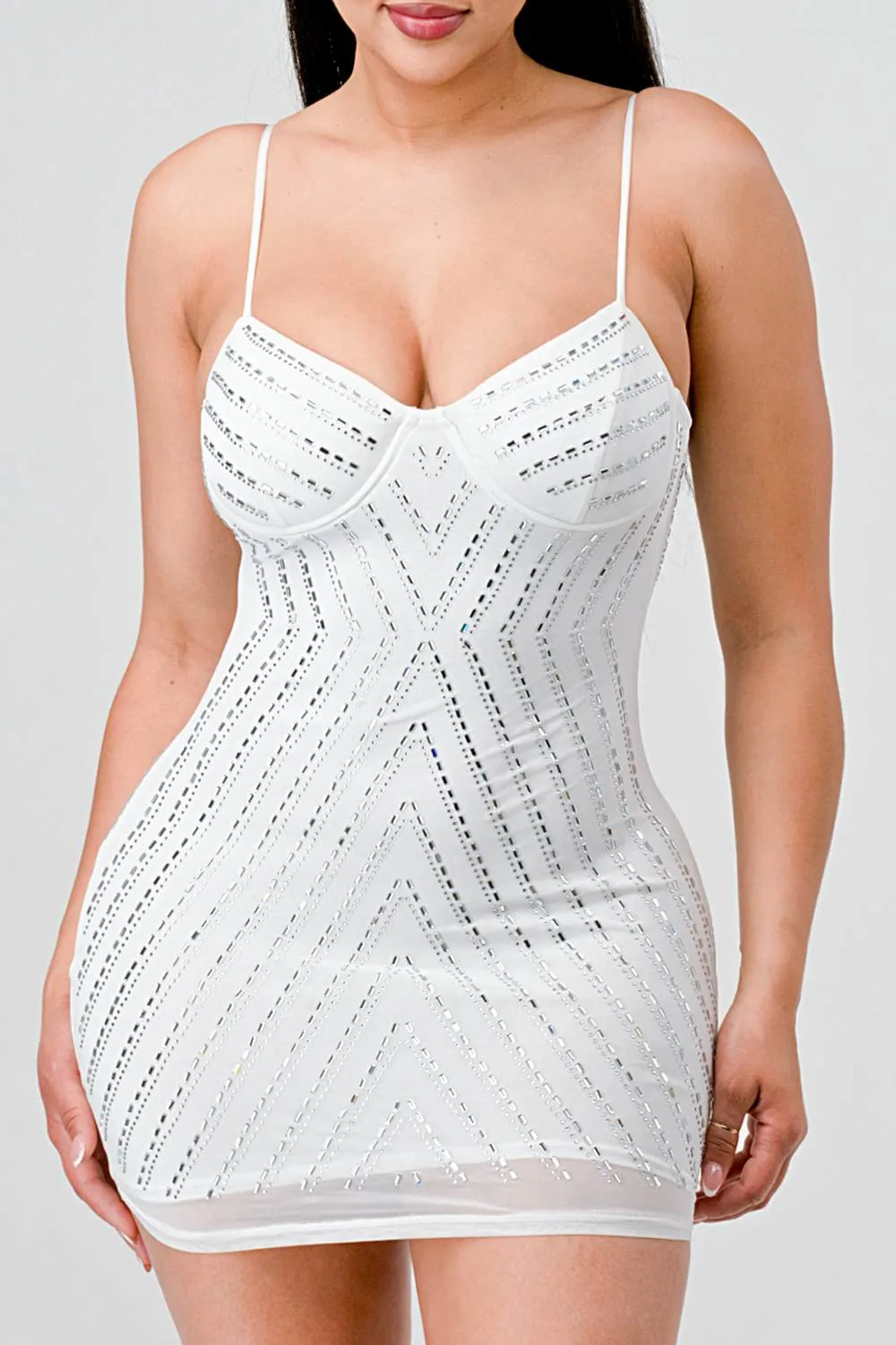 PD73880N / HOTFIX MESH DRESS sold by privy product image thumbnail 5