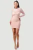 PD72115N-W / LUX SILVER CHAIN MESH BODYCON MINI DRESS sold by privy