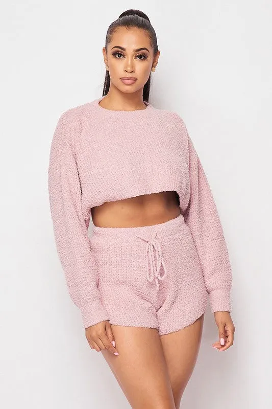 SUPER SOFT CROPPED LOUNGE SET sold by privy product image thumbnail 5