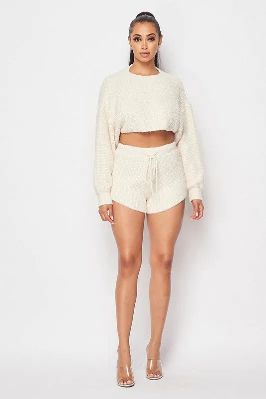 SUPER SOFT CROPPED LOUNGE SET sold by privy product image thumbnail 3