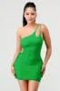 LUXE SIDE CUT ONE SHOULDER BODYCON DRESS sold by privy