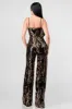 LUXE WAVE SEQUINS SWEETHEART SLEEVELESS JUMPSUIT sold by privy