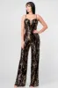 LUXE WAVE SEQUINS SWEETHEART SLEEVELESS JUMPSUIT sold by privy