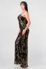LUXE WAVE SEQUINS SWEETHEART SLEEVELESS JUMPSUIT sold by privy