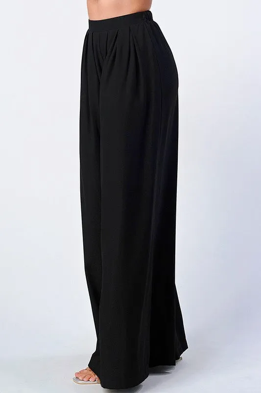 TRENDY BASICS ELASTIC WAIST WIDE PANTS sold by privy product image thumbnail 3