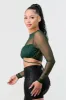SEXY MESH SWEETHEART CROSS STRAP WAIST CROP TOP sold by privy