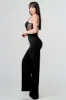 LUXE LACE SWEETHEART MESH CONTRAST JUMPSUIT sold by privy
