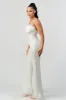 LUX FAUX FUR EDGE SEQUINS BODYCON JUMPSUIT sold by privy