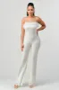 LUX FAUX FUR EDGE SEQUINS BODYCON JUMPSUIT sold by privy
