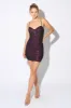 SEXY SEQUINS SWEETHEART CONTRAST MINI DRESS sold by privy