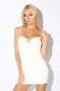 LUXE HOTFIX RHINESTONES MESH RUCHED MINI DRESS sold by privy