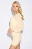 LUXE HOTFIX RHINESTONES MESH RUCHED MINI DRESS sold by privy
